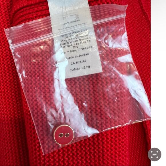 Talbots Link-Stitched V-Neck Tunic  Sweater NWOT - Picture 7 of 14